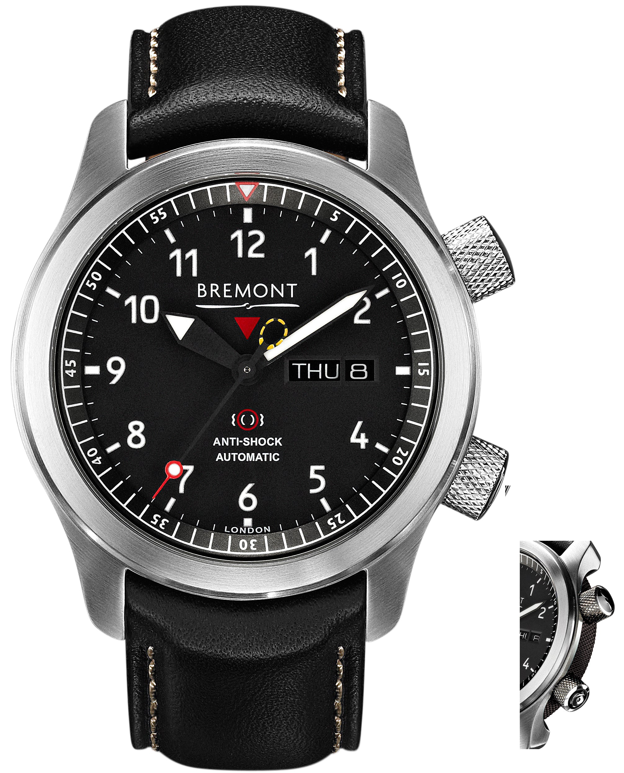 Bremont Watch Martin Baker MBII Black Anthracite - Black