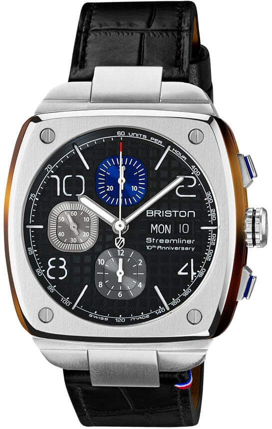 Briston Watch Streamliner Urban 10th Anniversary Black Limited Edition