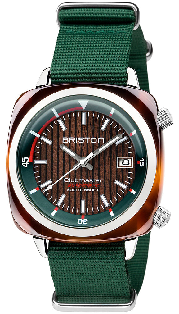 Briston Watch Clubmaster Diver Yachting - Brown