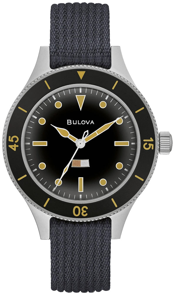 Bulova Watch Archive Series Mens - Black