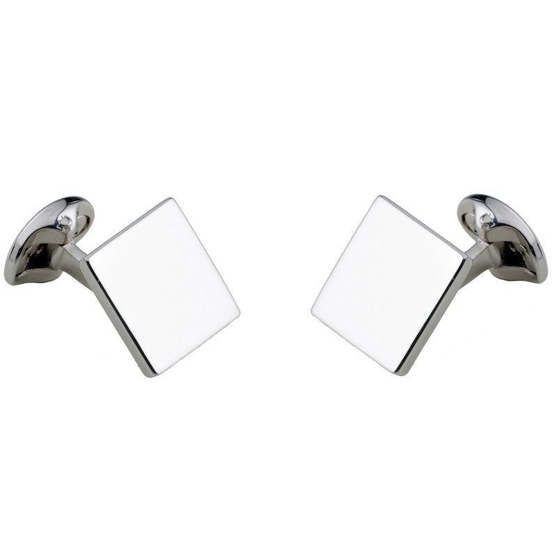 Deakin & Francis Cufflinks Plain Square - Silver