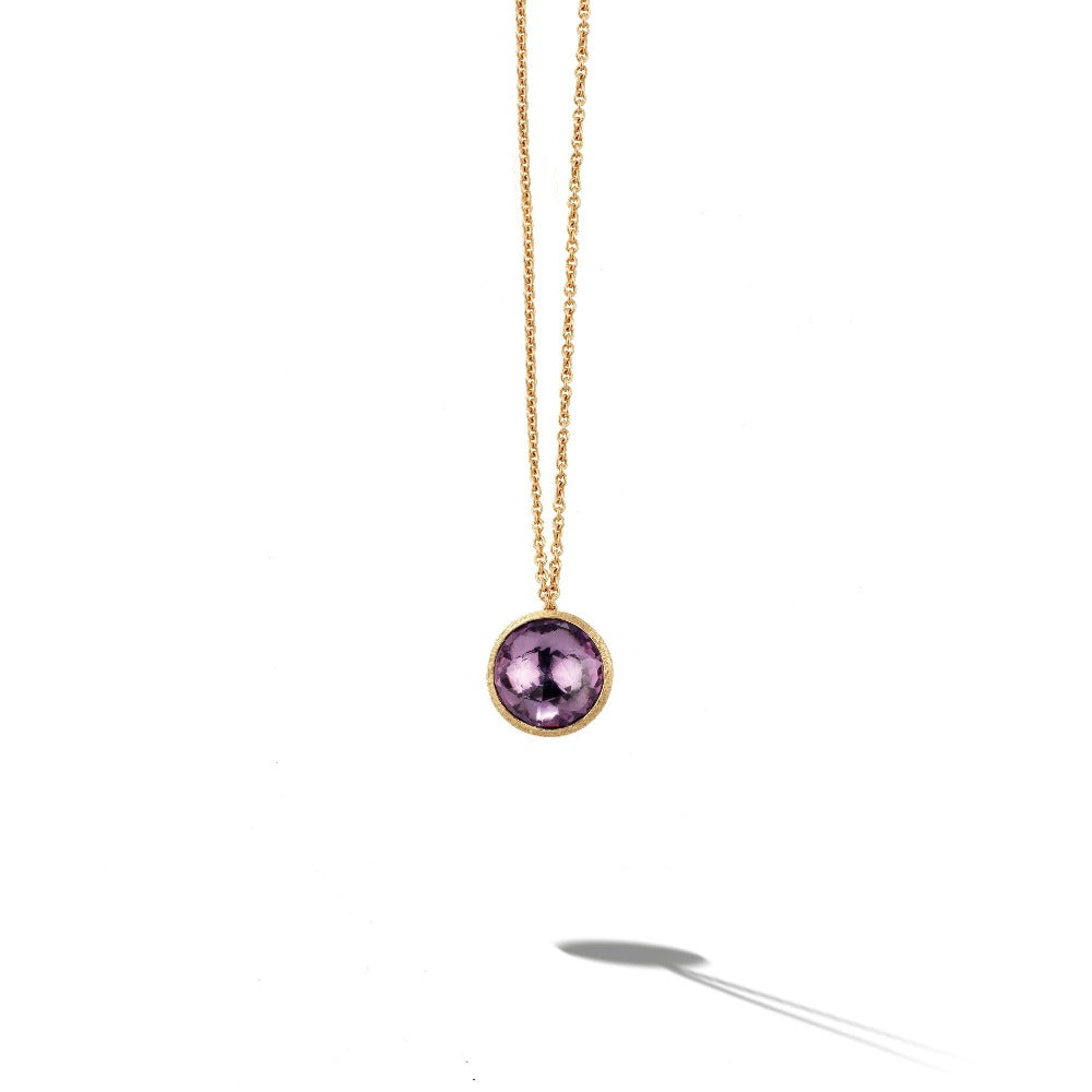 Marco Bicego Jaipur 18ct Yellow Gold Amethyst Necklace D - Option1 Value Yellow Gold