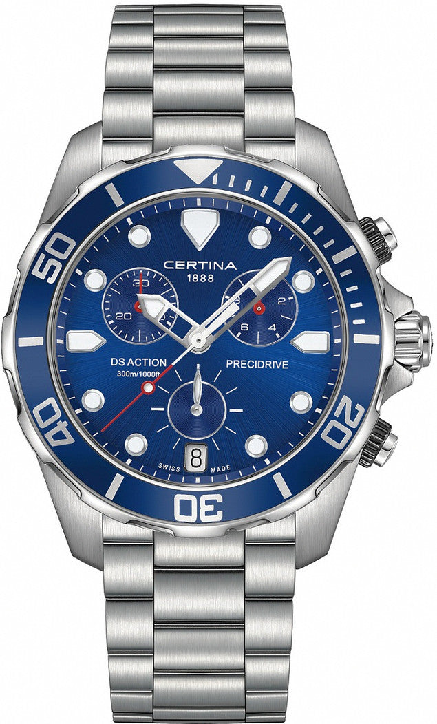 Certina Watch DS Action Precidrive Chrono Quartz - Blue