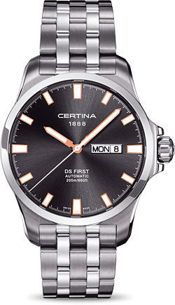 Certina Watch DS First Day Date Automatic - Grey