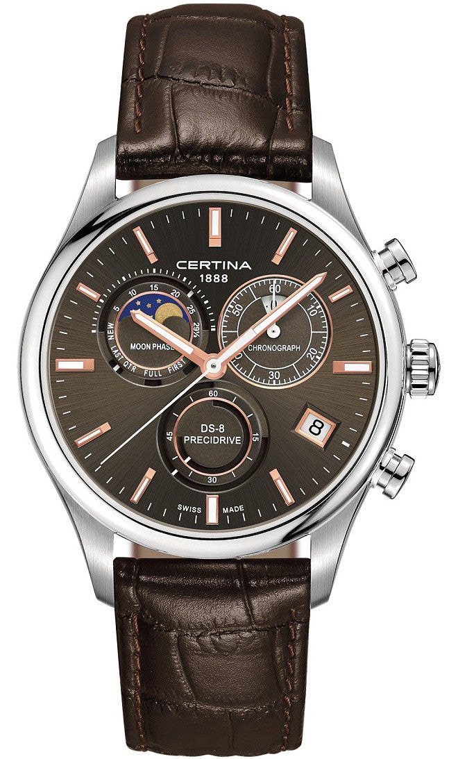 Certina Watch DS-8 Chrono Moon Phase - Brown