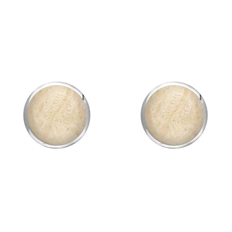 Sterling Silver Coquina 5mm Classic Small Round Stud Earrings