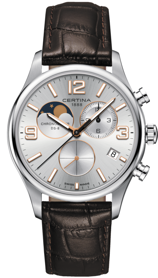 Certina Watch DS-8 Moon Phase - Silver