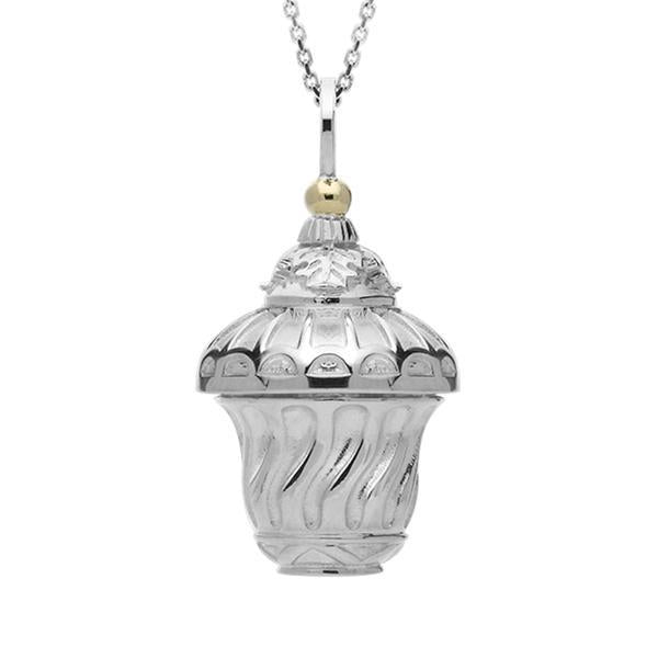 Sterling Silver Large Sculptural Necklace - Silver