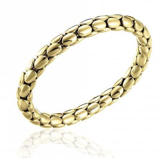 Chimento Stretch Spring 18ct Yellow Gold Large Bracelet - S