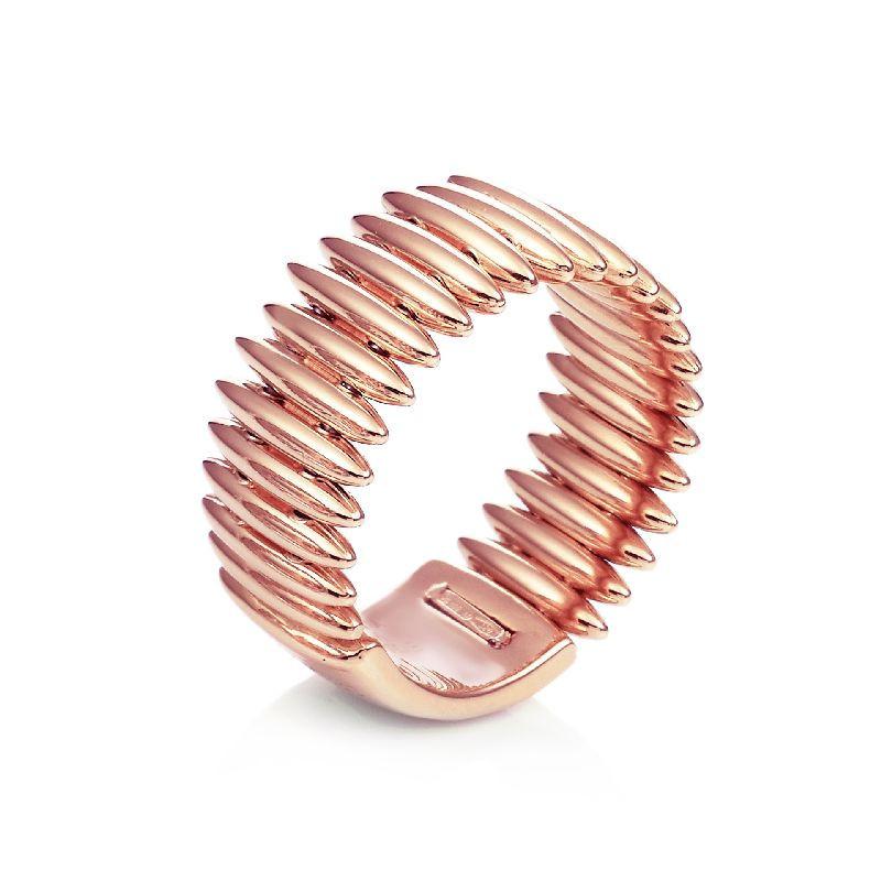 Chimento Armillas 18ct Rose Gold Spike Pattern Ring