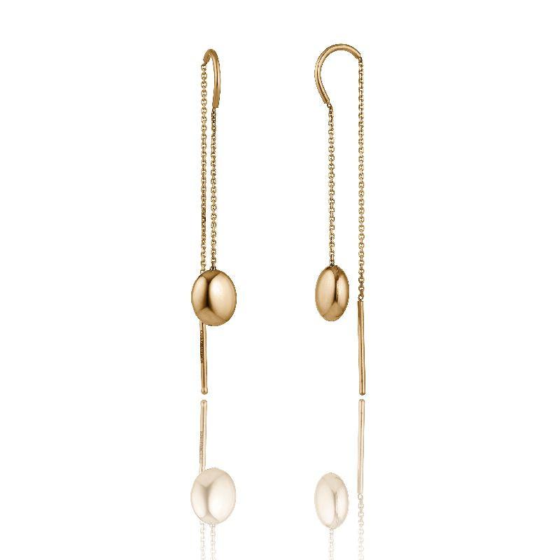 Chimento Armillas Acqua 18ct Rose Gold Threader Earrings