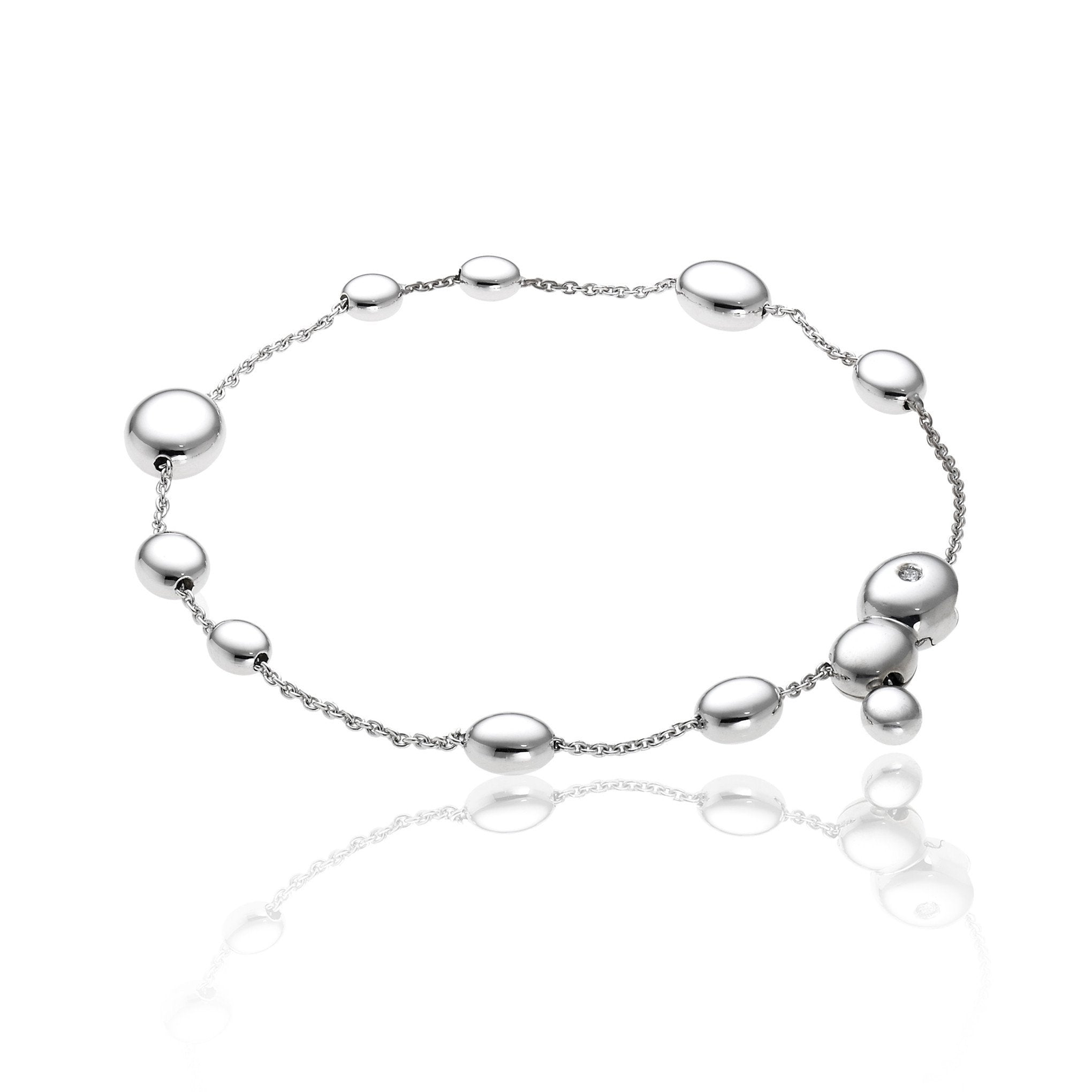 Chimento Armillas Acqua 18ct White Gold Diamond Bracelet - Option1 Value White Gold