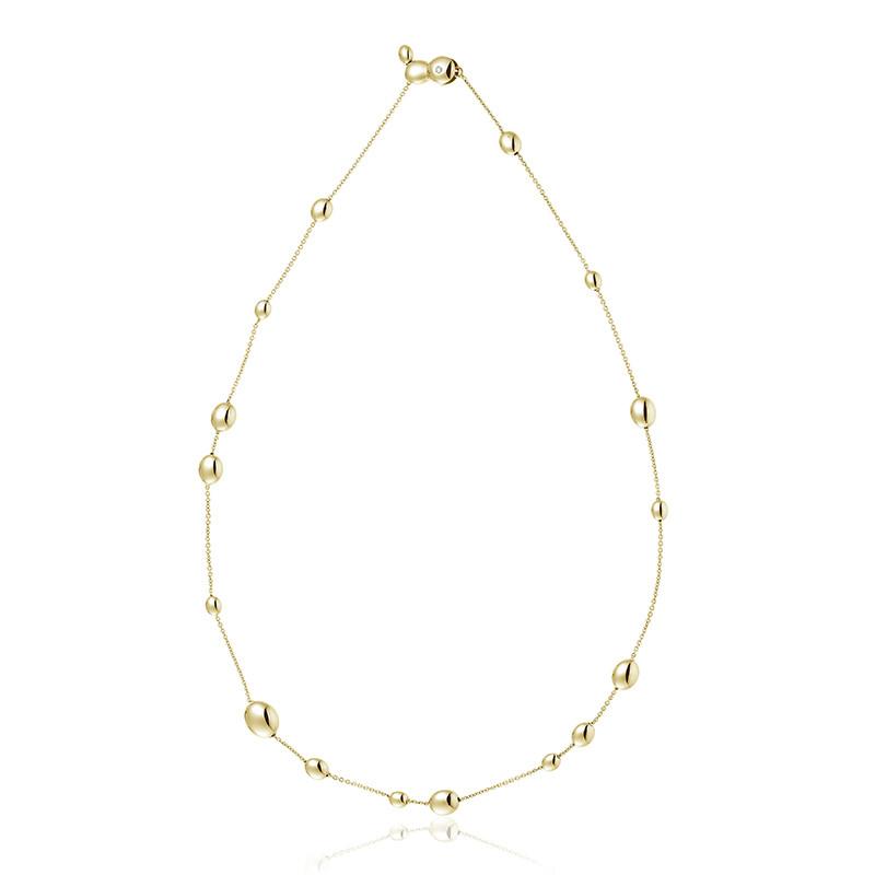 Chimento Armillas Acqua 18ct Yellow Gold Diamond Necklace - Option1 Value Yellow Gold