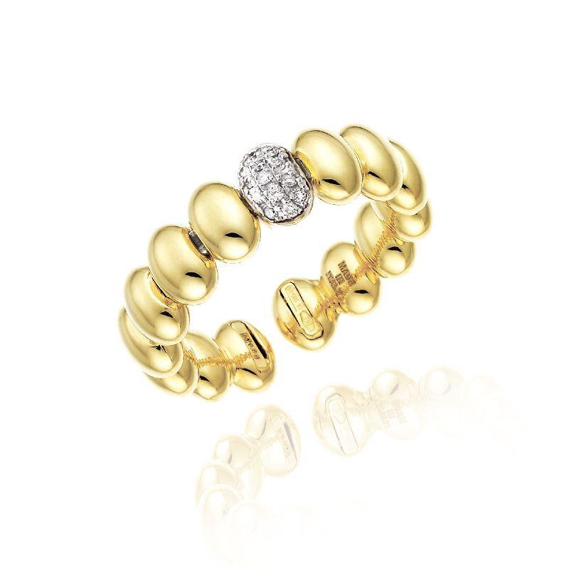Chimento Armillas Acqua 18ct Yellow Gold 0.07ct Diamond Ring