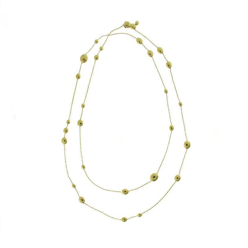 Chimento Armillas Acqua 18ct Yellow Gold Diamond Droplets Necklace