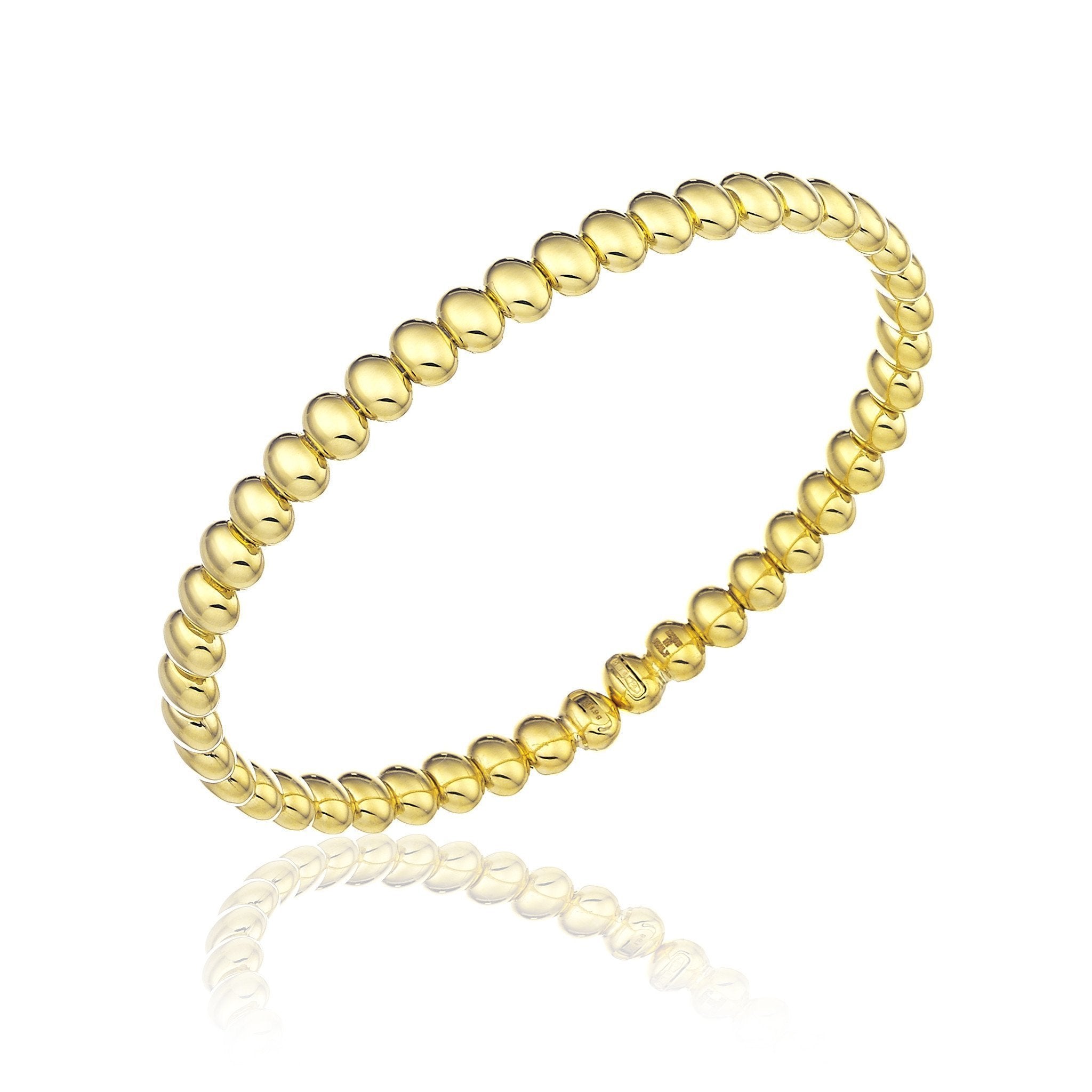 Chimento Armillas Acqua 18ct Yellow Gold Droplets Bangle - S