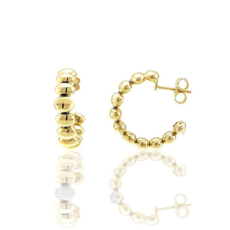 Chimento Armillas Acqua 18ct Yellow Gold Hoop Earrings