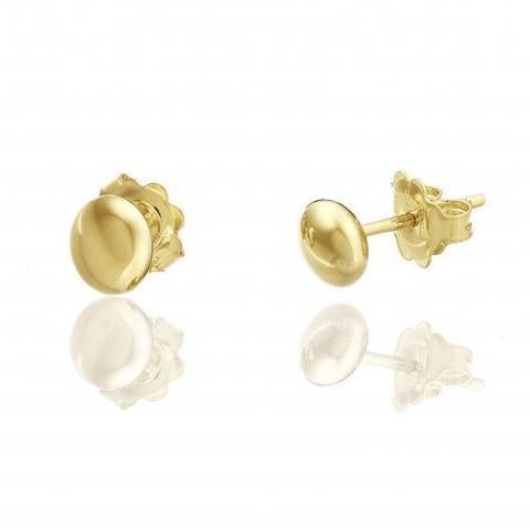 Chimento Armillas Acqua 18ct Yellow Gold Stud Earrings