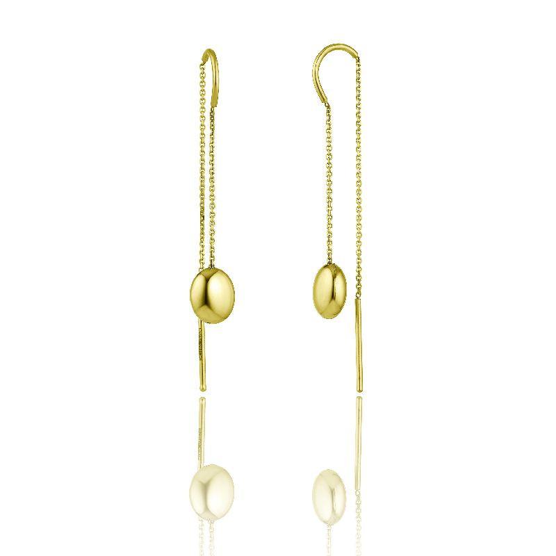 Chimento Armillas Acqua 18ct Yellow Gold Threader Earrings
