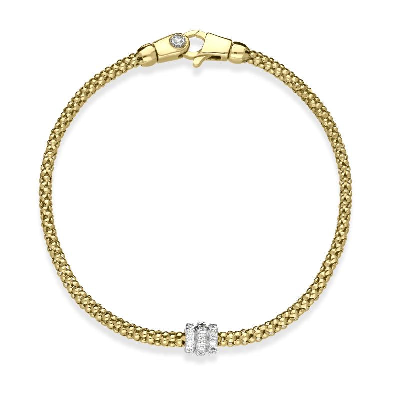 Chimento Melograno 18ct Yellow Gold 0.17ct Diamond Bracelet