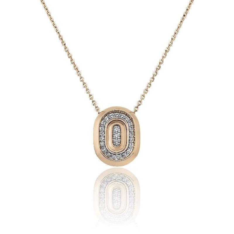 Chimento Optima 18ct Rose Gold 0.24ct Diamond Necklace