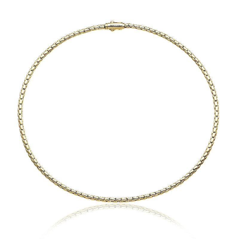 Chimento Stretch Spring 18ct Yellow Gold Necklace - 45cm