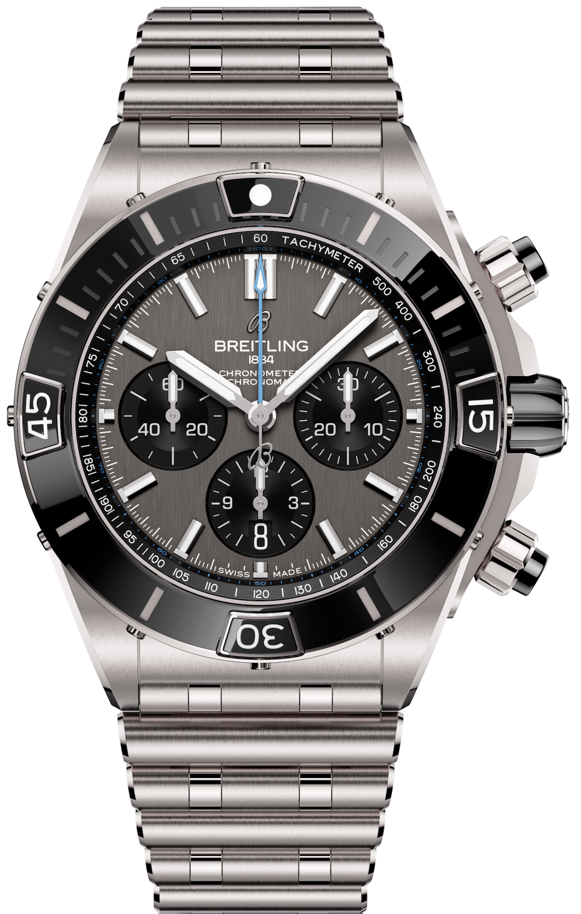Breitling Watch Super Chronomat Titanium B01 44 Bracelet