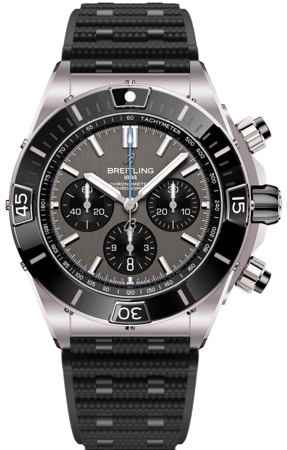 Breitling Watch Super Chronomat Titanium B01 44 Rubber