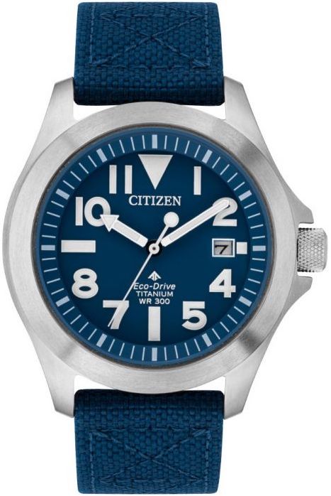 Citizen Watch Promaster Tough Super Titanium Eco Drive Mens - Blue