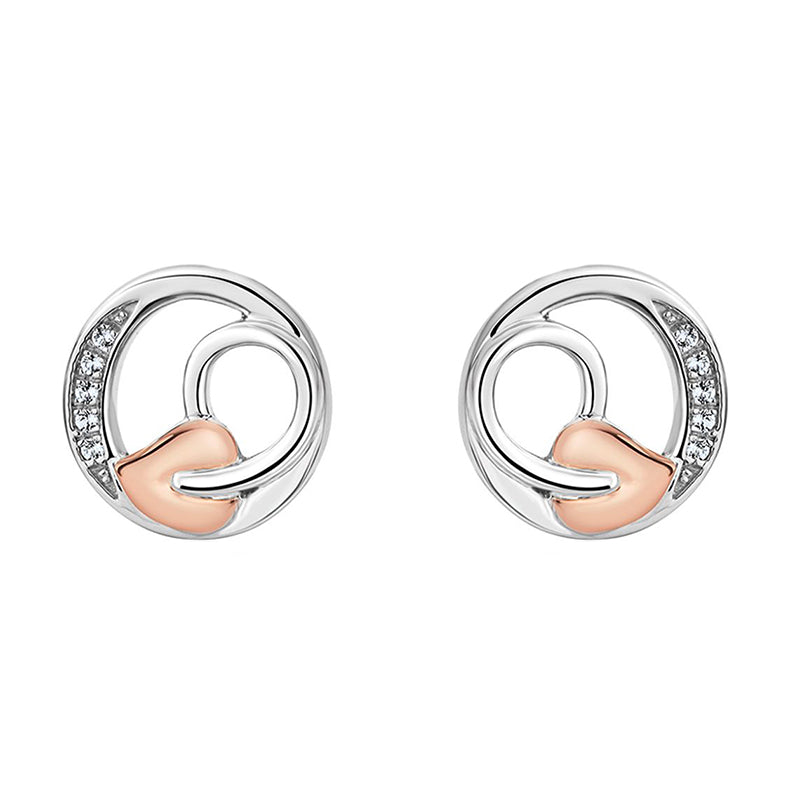 Clogau Tree of Life Sterling Silver Vine Stud Earrings