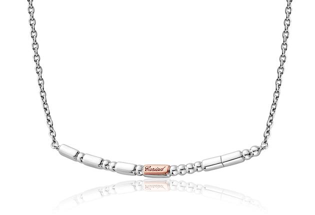 Clogau Cariad Morse Code Sterling Silver Necklace - Silver