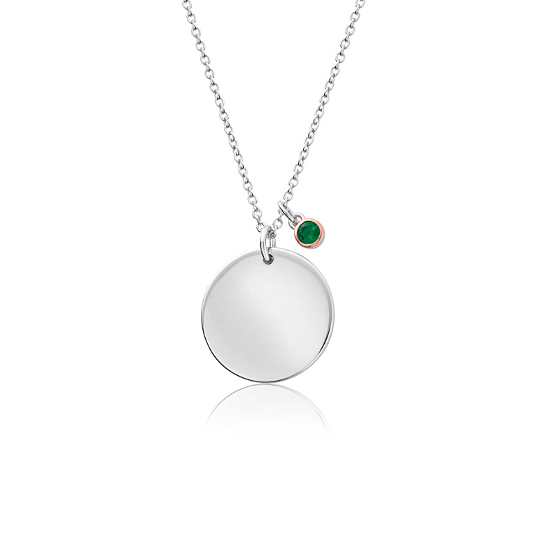 Clogau Celebration May Sterling Silver Birthstone Pendant D - Sterling Silver