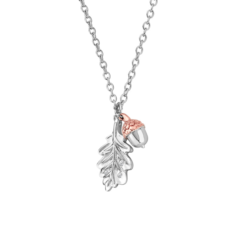 Clogau Royal Oak Leaf Sterling Silver Pendant - Sterling Silver
