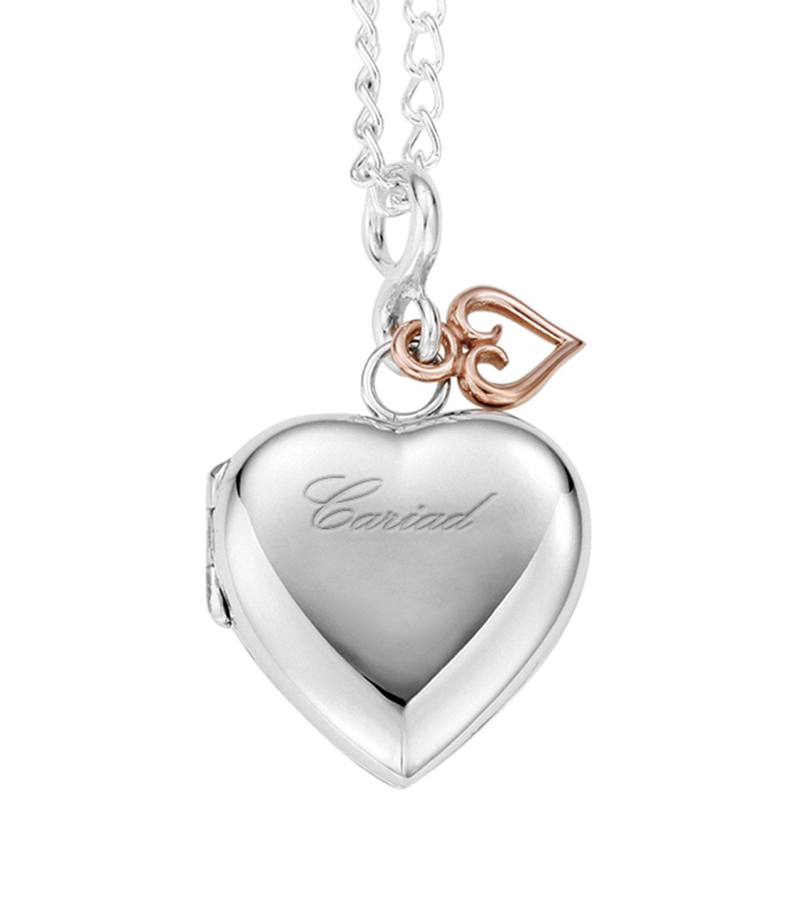 Clogau Cariad Sterling Silver Heart Locket - Silver