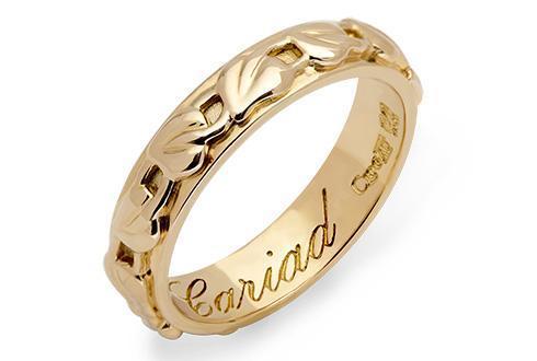 Clogau Tree of Life 9ct Yellow Gold 5mm Wedding Ring - S