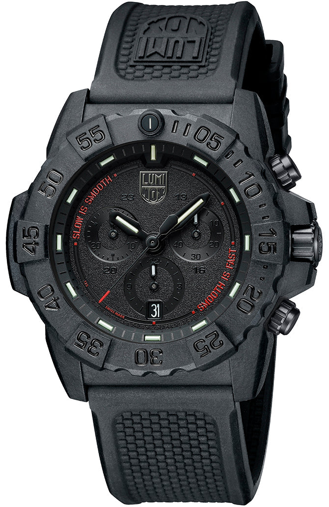 Luminox Watch Navy Seal 3850 Series Chronograph - Black