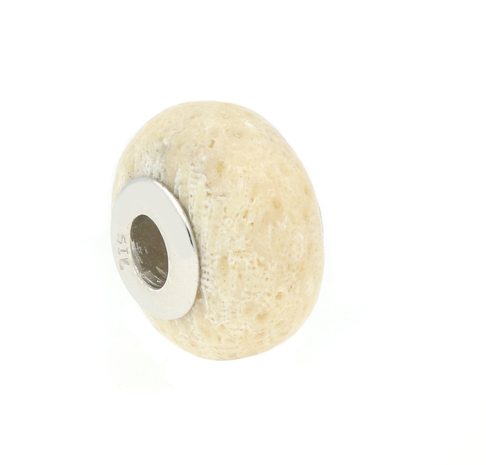 Sterling Silver Coquina Bead