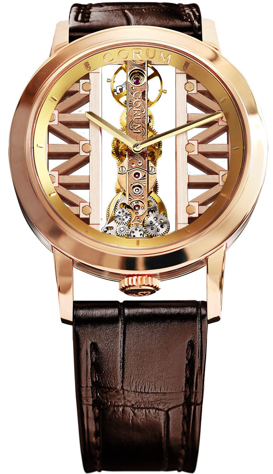 Corum Watch Golden Bridge Round - Gold