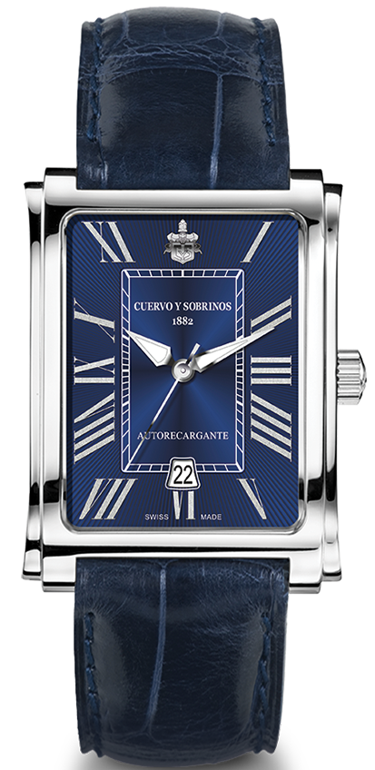 Cuervo y Sobrinos Watch Prominente Clasico - Blue