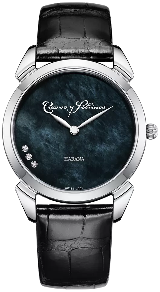 Cuervo y Sobrinos Watch Historiador Primera Dama Black