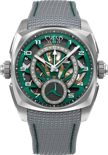 Cyrus Watch Klepcys GMT Palm Green Limited Edition