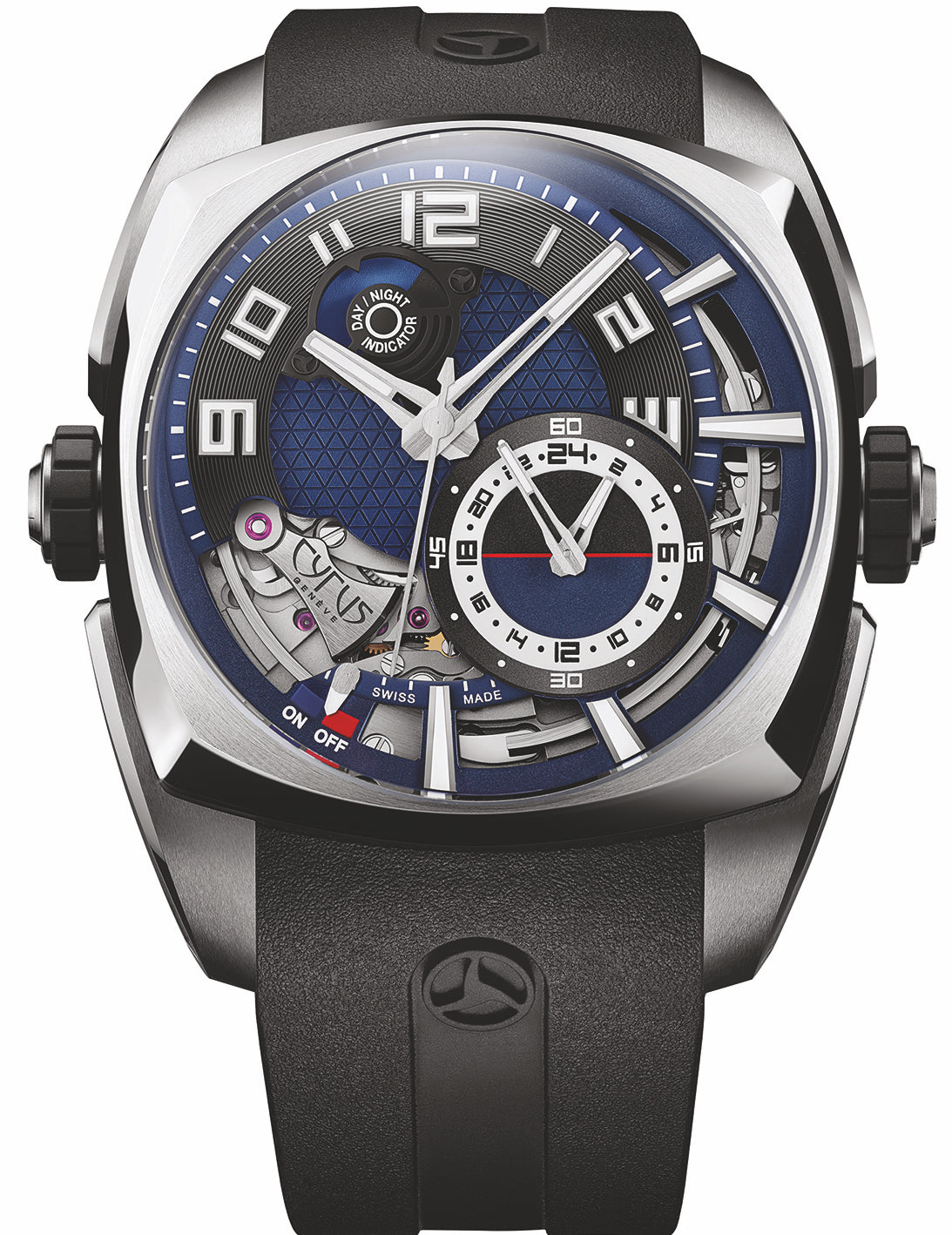 Cyrus Watch Klepcys Alarm Steel Limited Edition - Blue