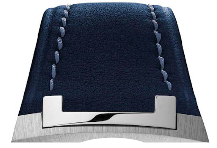 Czapek Strap Antarctique Passage de Drake Leather Blue Light Blue Stitch - Blue