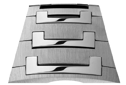 Czapek Strap Antarctique Passage de Drake Satin & Polished Bracelet - Silver