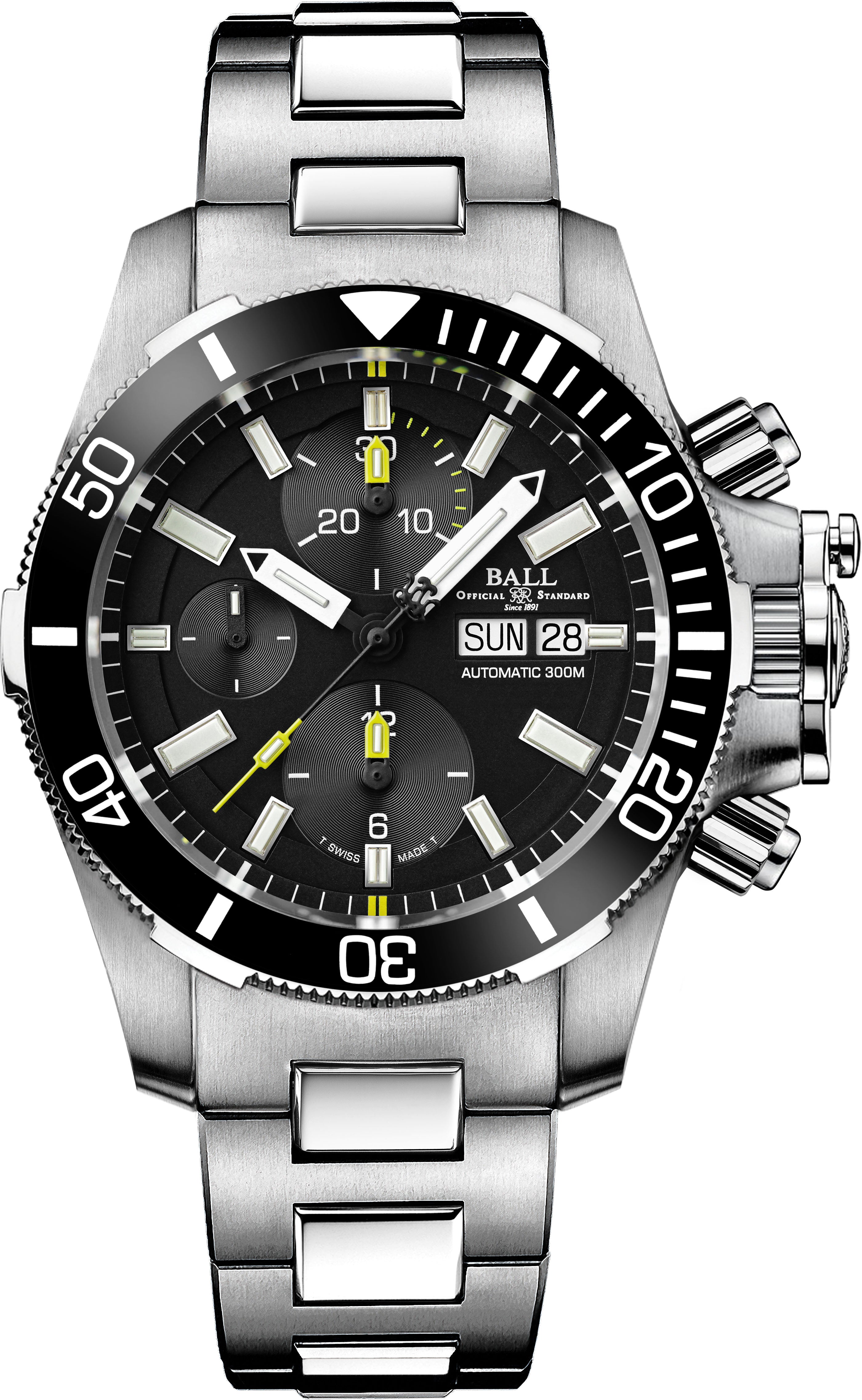 Ball Watch Company Engineer Hydrocarbon Submarine Warfare Ceramic Chronograph - Black
