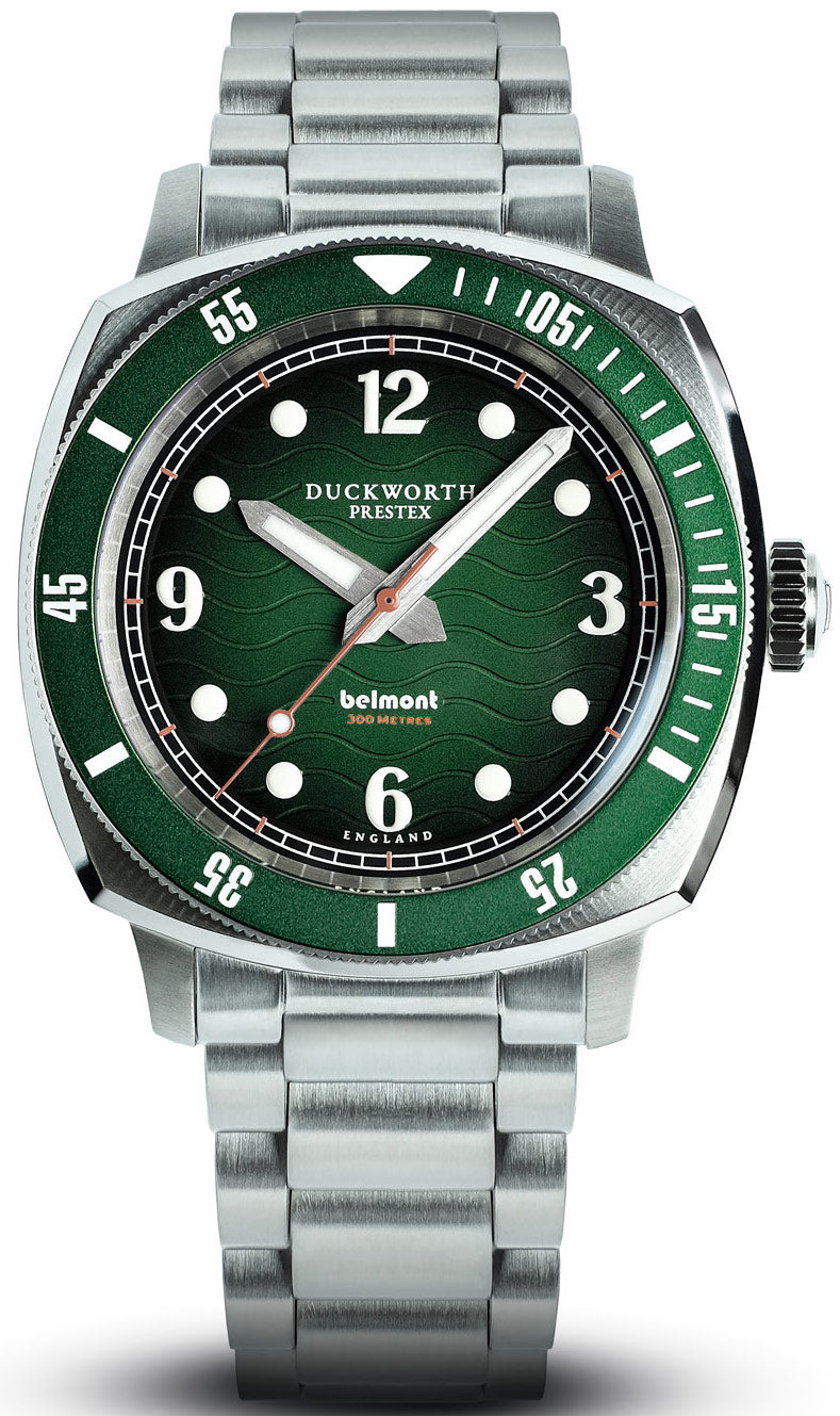 Duckworth Prestex Watch Belmont Dive Green Bracelet - Green