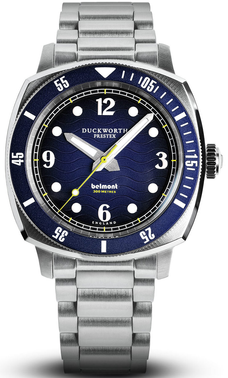 Duckworth Prestex Watch Belmont Dive Blue Bracelet