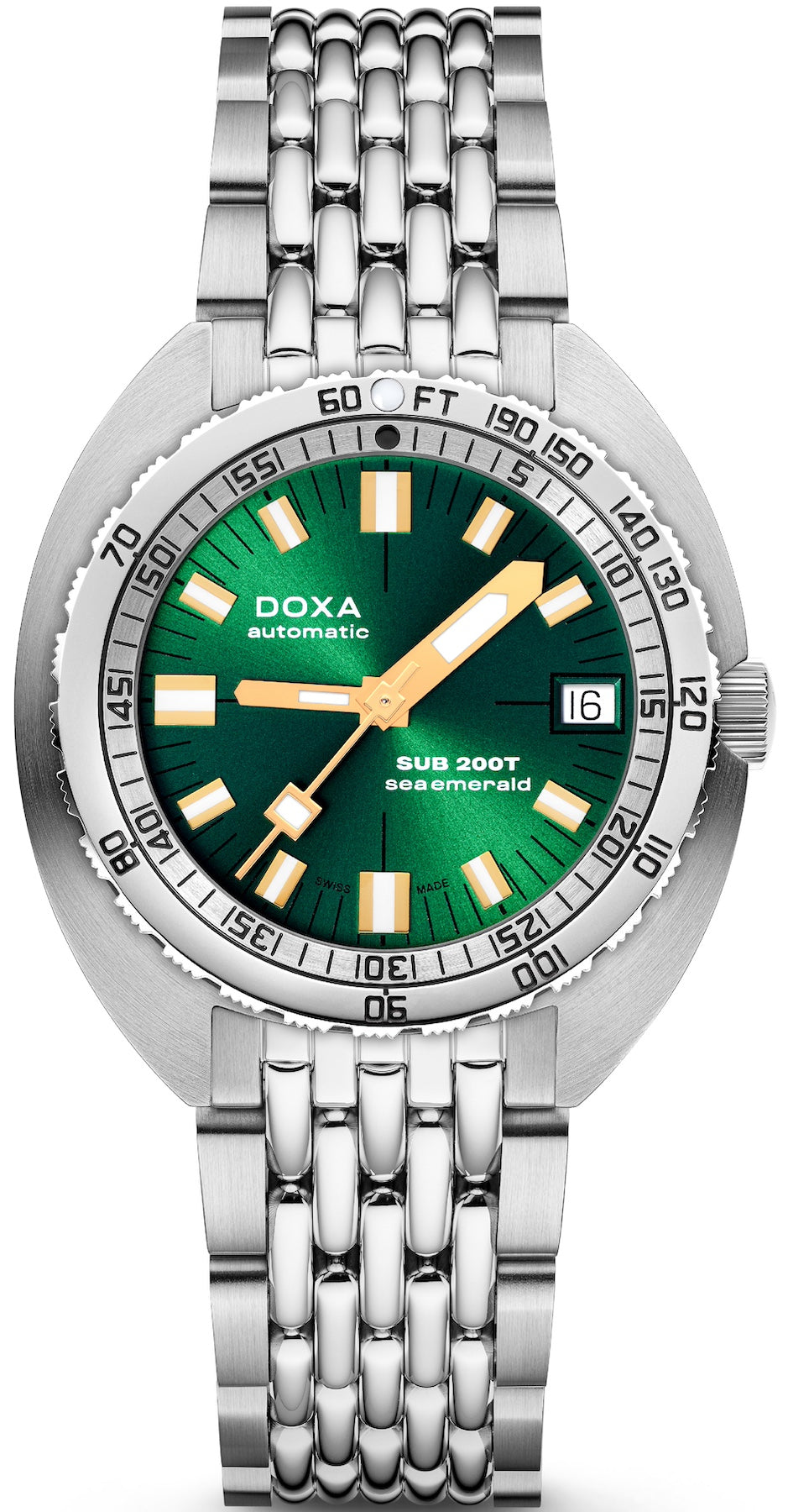 Doxa Watch SUB 200T Sea Emerald Sunray Bracelet