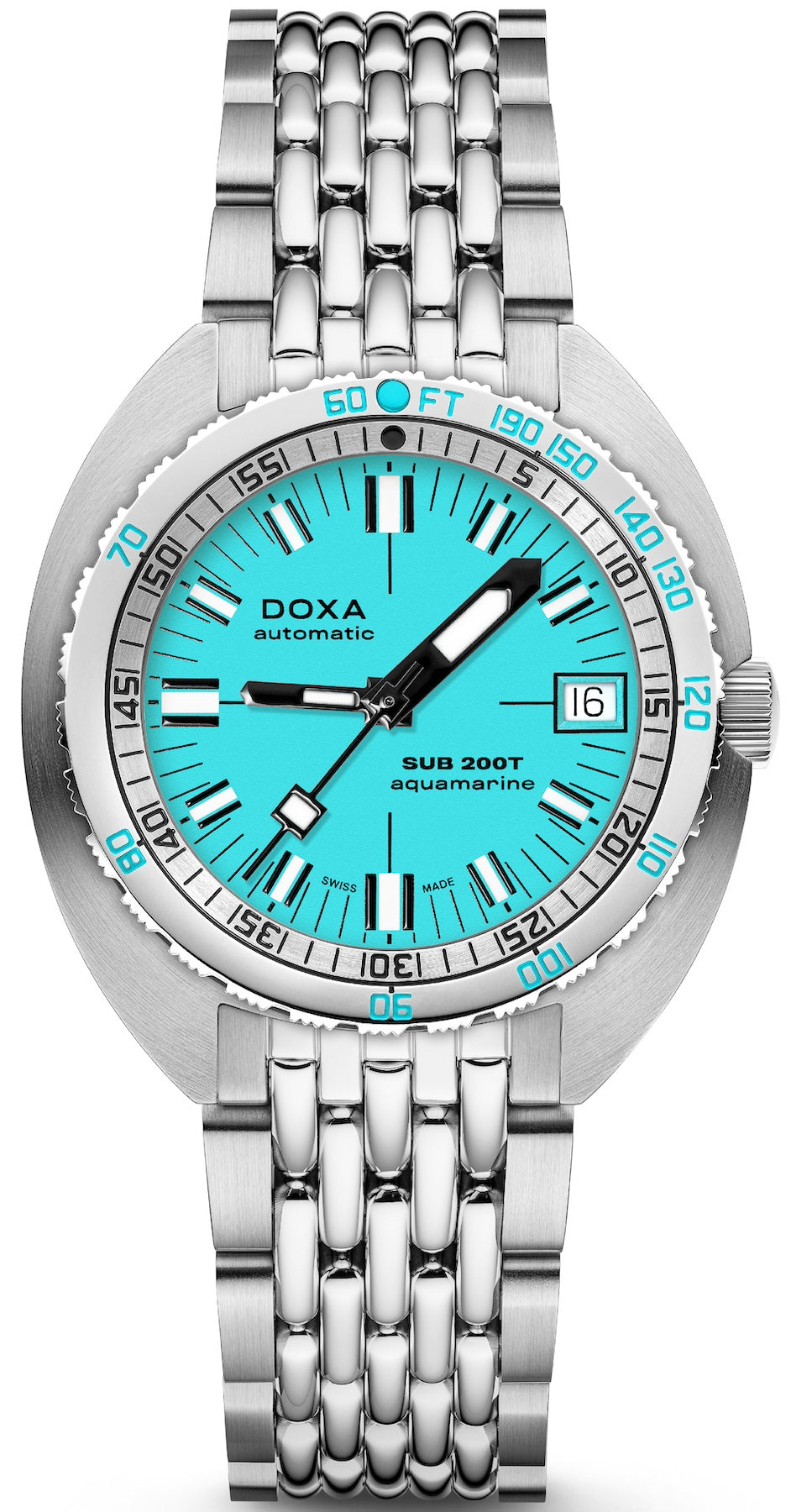 Doxa Watch SUB 200T Aquamarine Iconic Bracelet