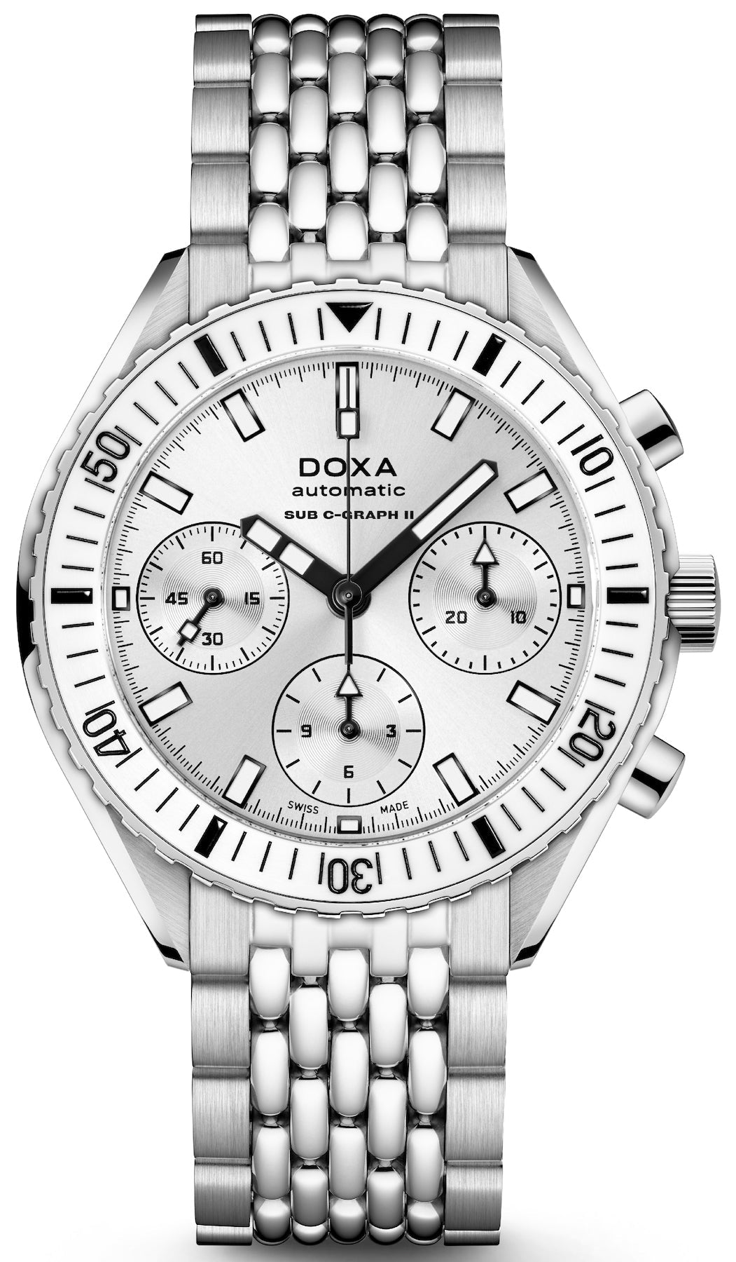 Doxa Watch Sub 200 C-Graph II Whitepearl Bracelet